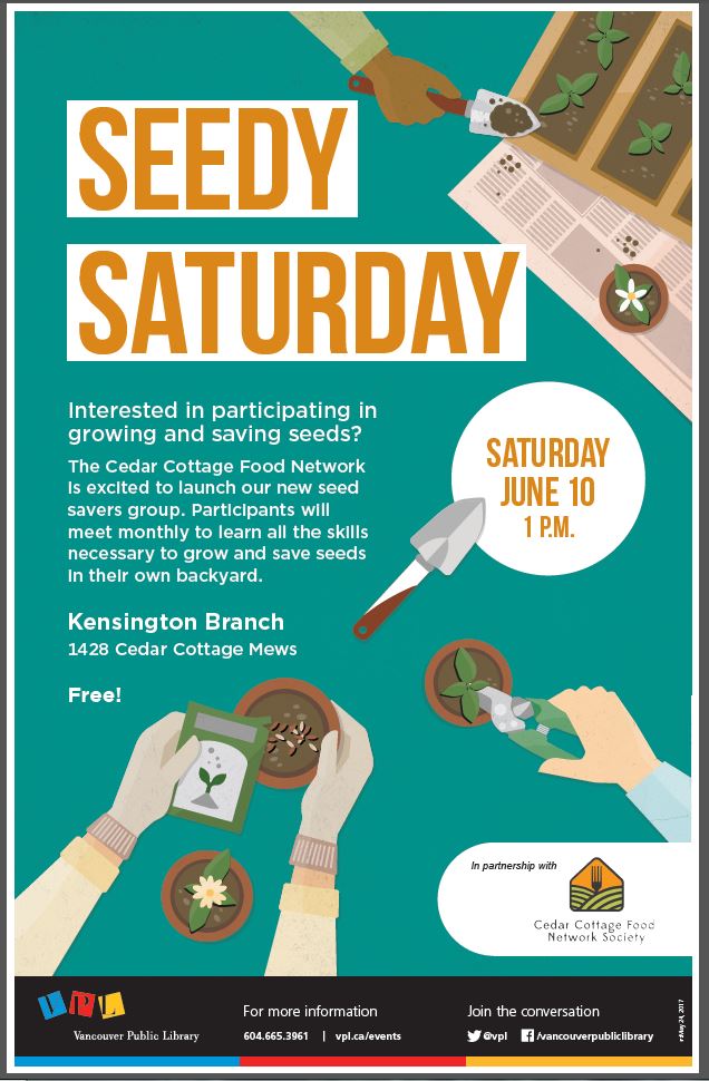 VPL - KEN - SEEDY SATURDAY - JUNE 10 2017