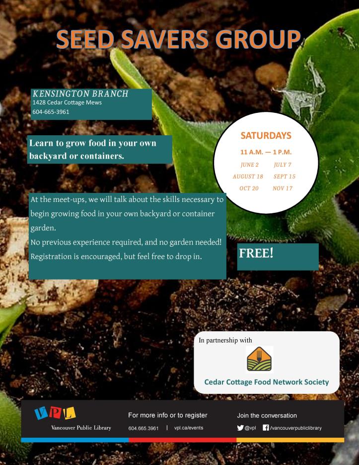 VPL - KEN - SEED SAVERS GROUP POSTER